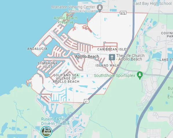 Apollo Beach Map