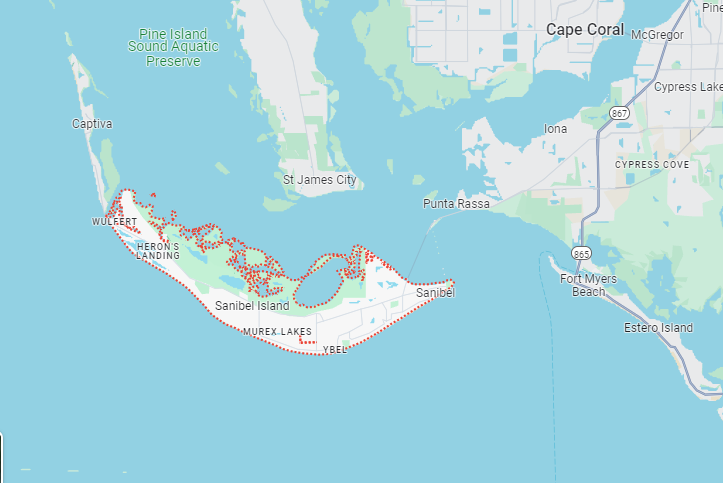 sanibel map